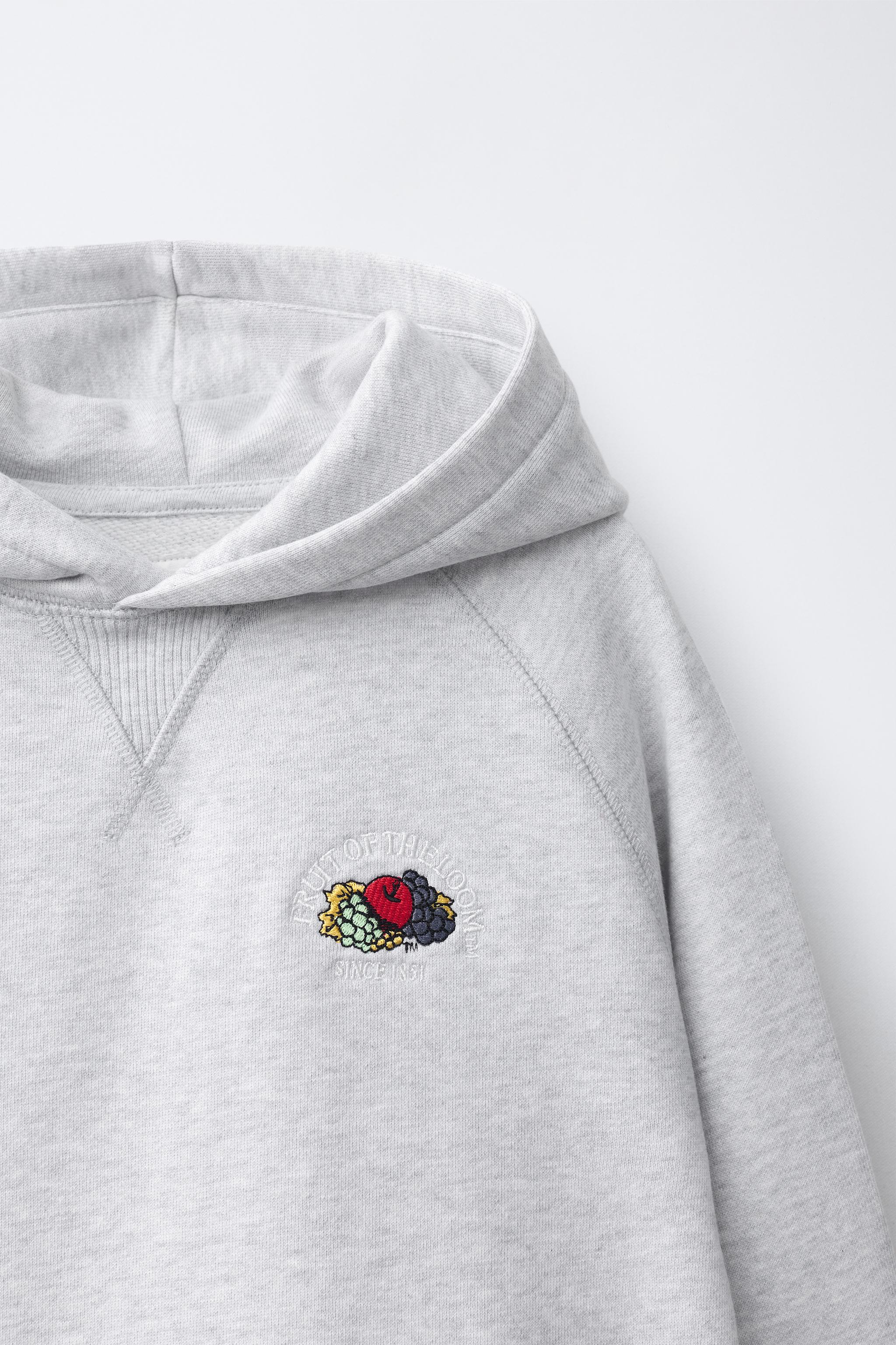 SWEAT À CAPUCHE BRODÉ FRUIT OF THE LOOM™